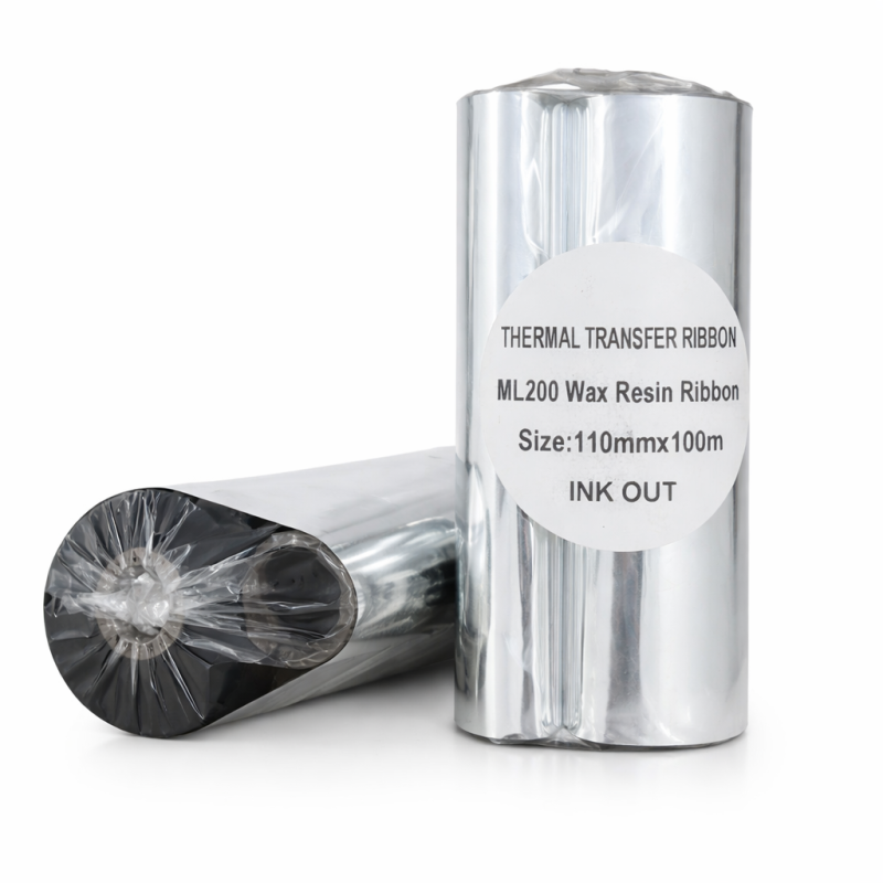 Mực in mã vạch ML200 Wax Resin 110mm x 100m