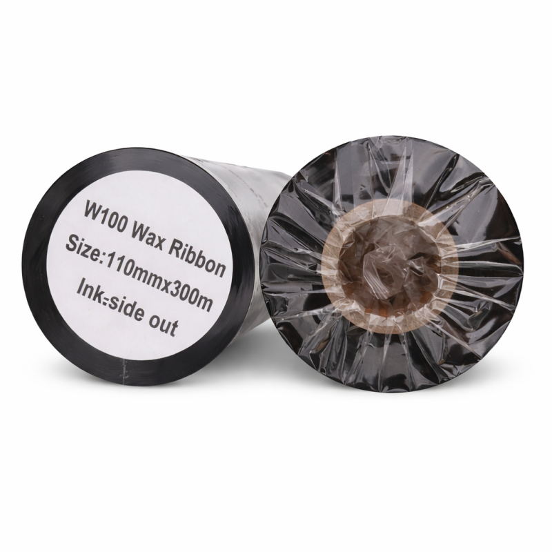 Ruy Băng Mực In Mã Vạch Wax W100 110mm x 300m