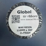 Mực In Mã Vạch Wax Resin Global 110mm x 300m