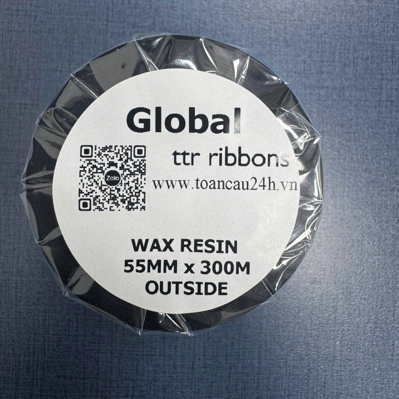 Mực in mã vạch Wax Resin Global 55mm x 300m