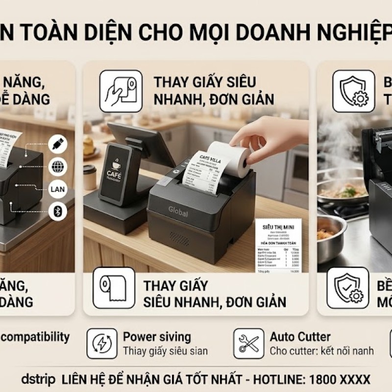 Máy in bill Global Pos - 389UL