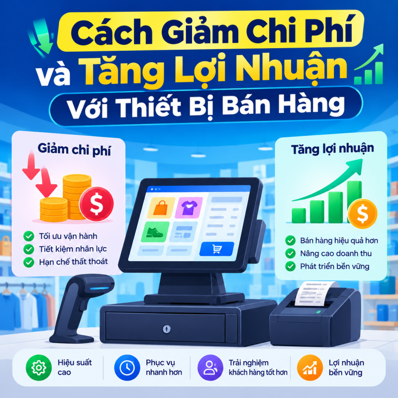 Cách Giảm Chi Phí Và Tăng Lợi Nhuận Với Thiết Bị Bán Hàng