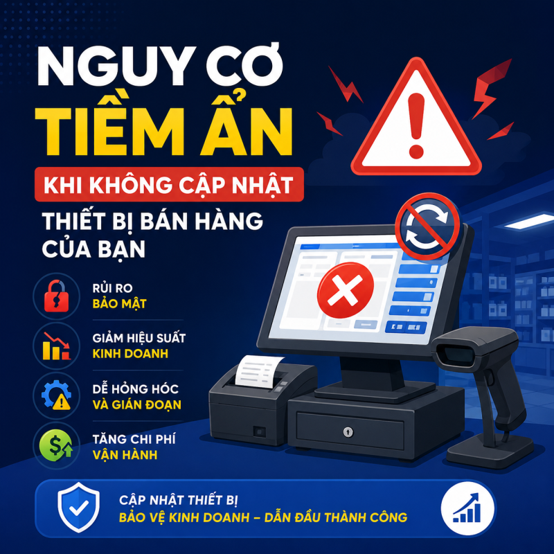 Nguy Cơ Tiềm Ẩn Khi Không Cập Nhật Thiết Bị Bán Hàng Của Bạn