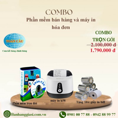 Combo phần mềm bán hàng tạp hóa