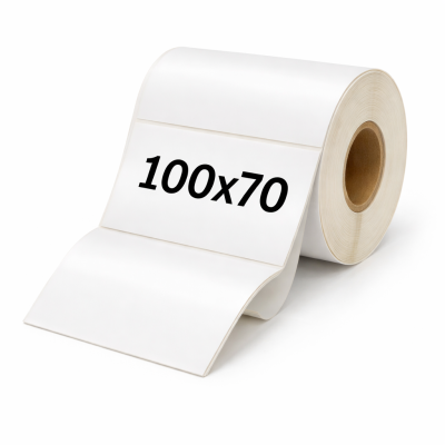 Giấy in tem 100x70 mm chống nước (PVC)