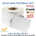 Giấy In Nhiệt- Decal Nhiệt GLOBAL PAPER A7