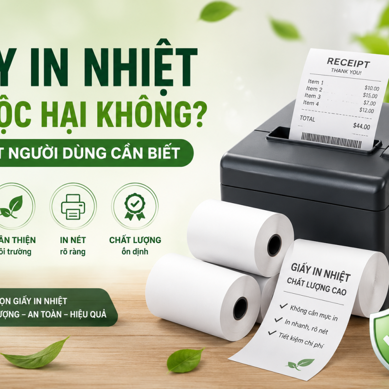 Giấy In Nhiệt Có Độc Hại Không? Sự Thật Người Dùng Cần Biết