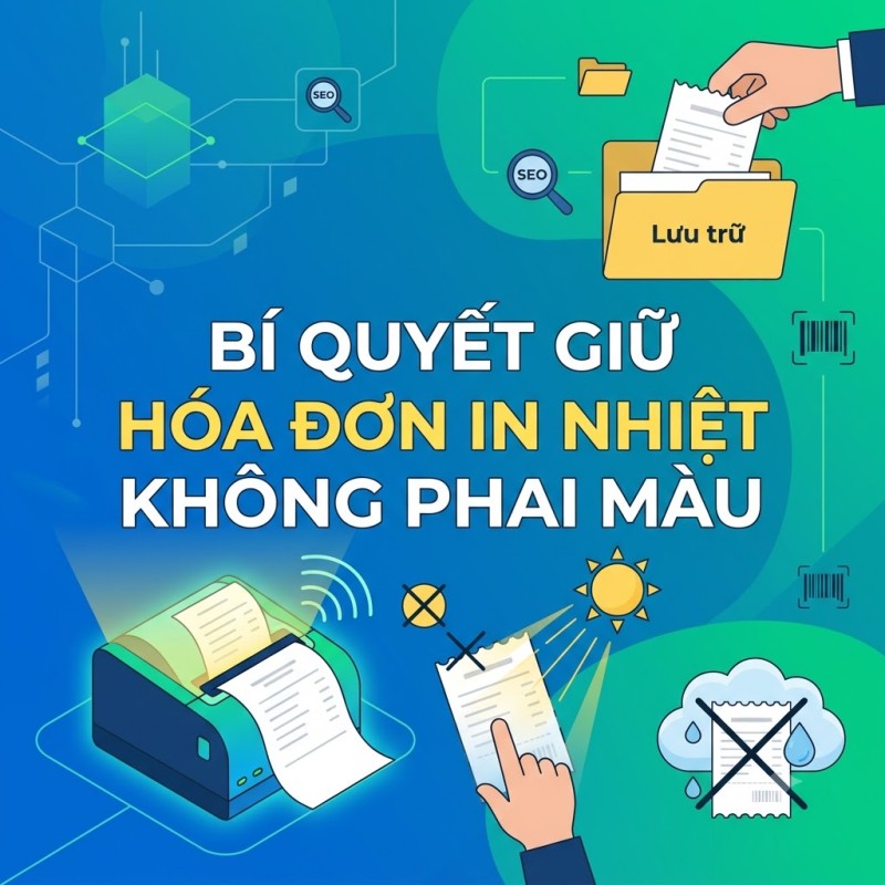 Hóa Đơn In Nhiệt Bảo Quản Được Bao Lâu? Cách Giữ Không Phai