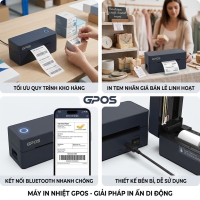Máy in đơn hàng GPOS A6N