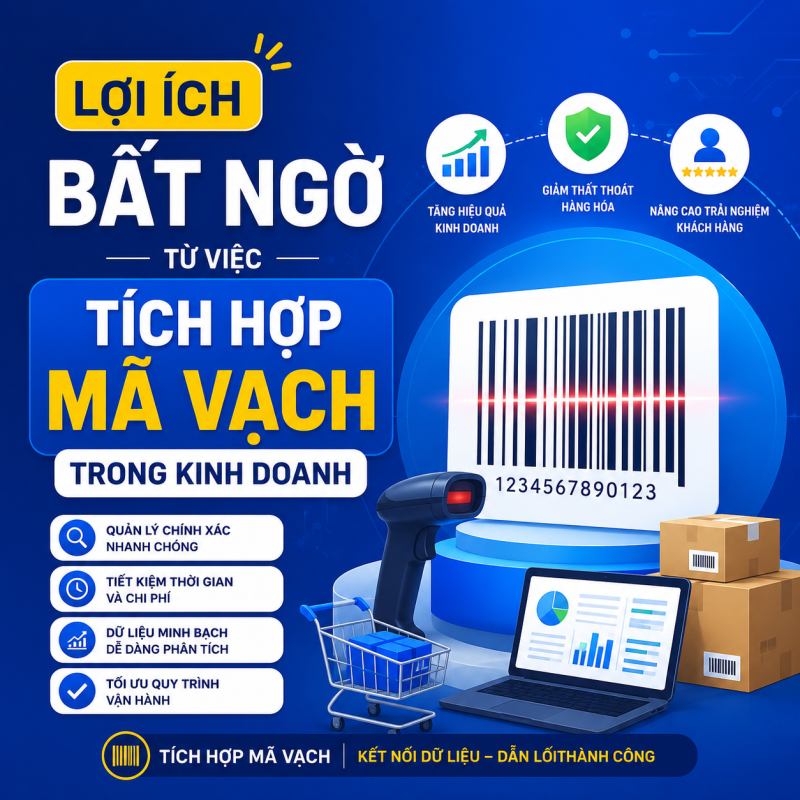 Lợi Ích Bất Ngờ Từ Việc Tích Hợp Mã Vạch Trong Kinh Doanh