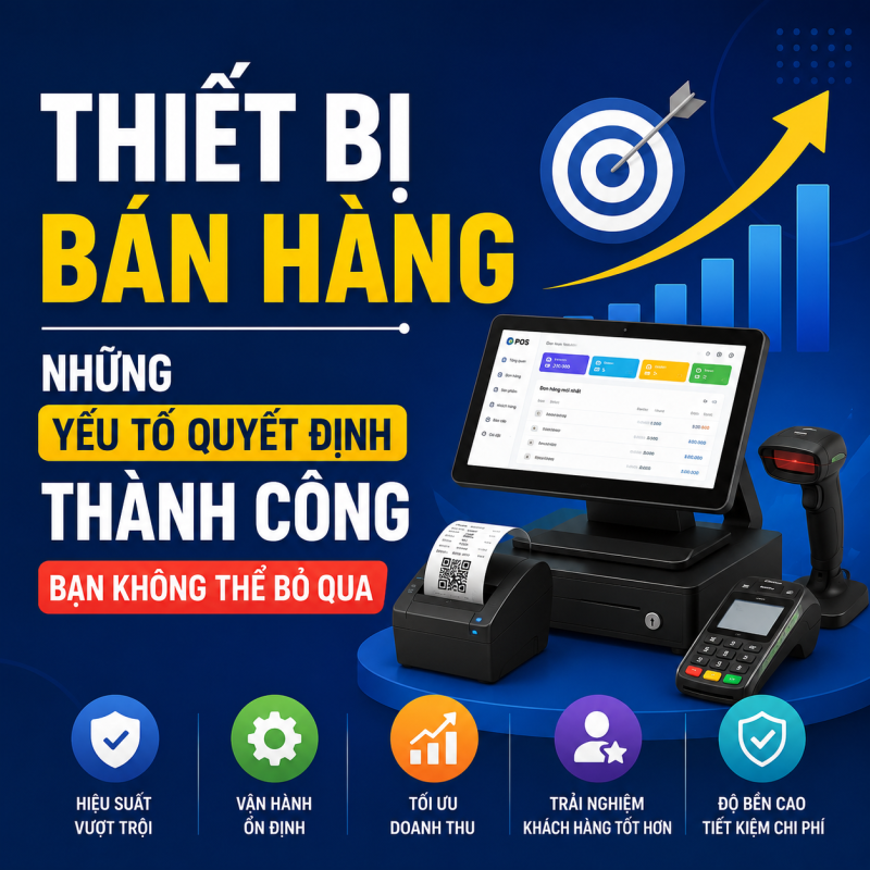 Thiết Bị Bán Hàng: Những Yếu Tố Quyết Định Thành Công Bạn Không Thể Bỏ Qua