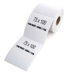 Giấy in nhiệt tự dính A7 [75x100mm] 50m