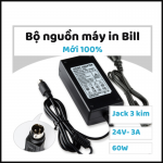 Nguồn máy in bill, in tem 24V – 3A Jack tròn 3 chân