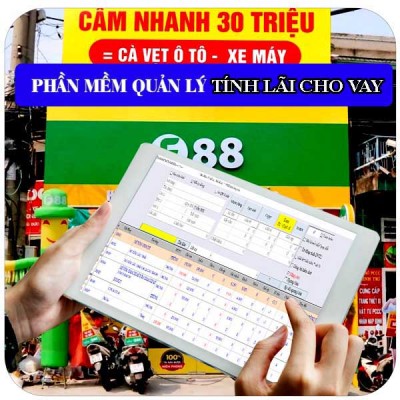 Phần mềm quản lý tính lãi cho vay