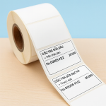 Giấy in tem nhãn 40x30mm loại 30m