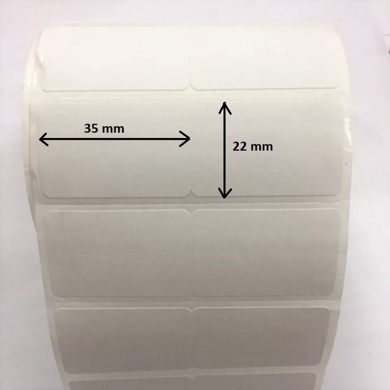 Giấy Decal Nhiệt 35x22mm 2 tem in tem Mã Vạch