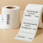 Giấy in tem nhãn 40x30mm loại 30m