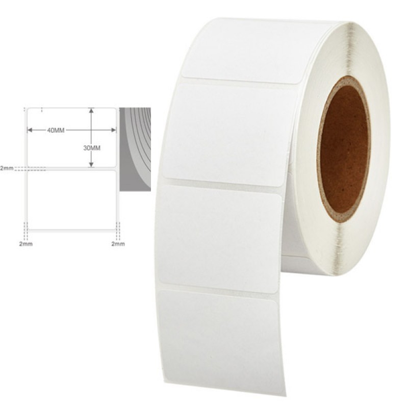 Giấy In Tem Nhãn 40x30mm (Loại 25m)