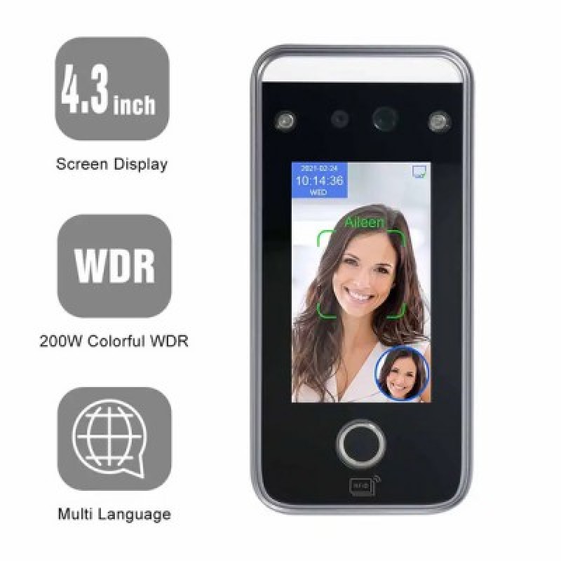 Máy chấm công khuôn mặt FacePro-008 – Đa năng, nhận diện 5 người