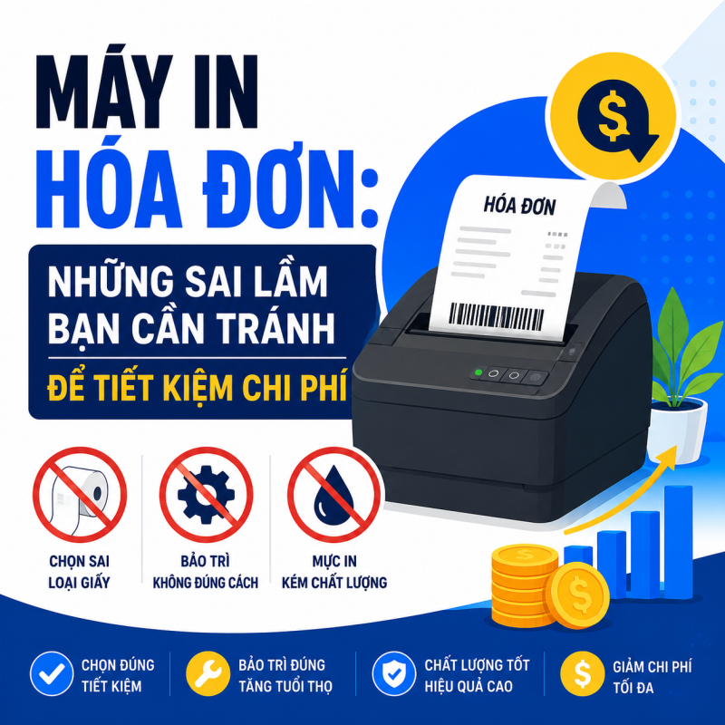 Máy In Hóa Đơn: Những Sai Lầm Bạn Cần Tránh Để Tiết Kiệm Chi Phí