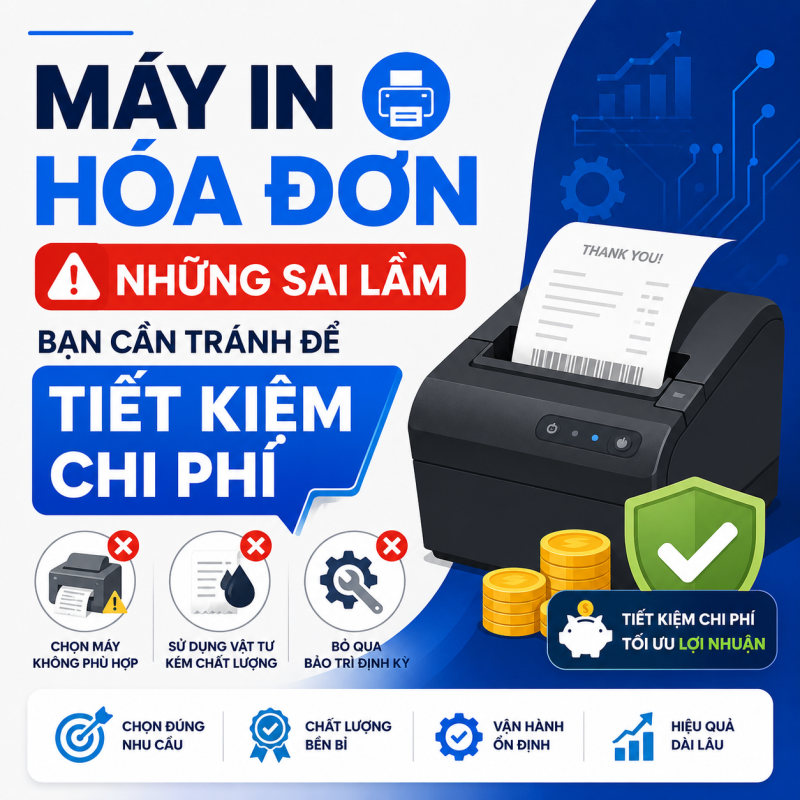 Máy In Hóa Đơn: Những Sai Lầm Bạn Cần Tránh Để Tiết Kiệm Chi Phí