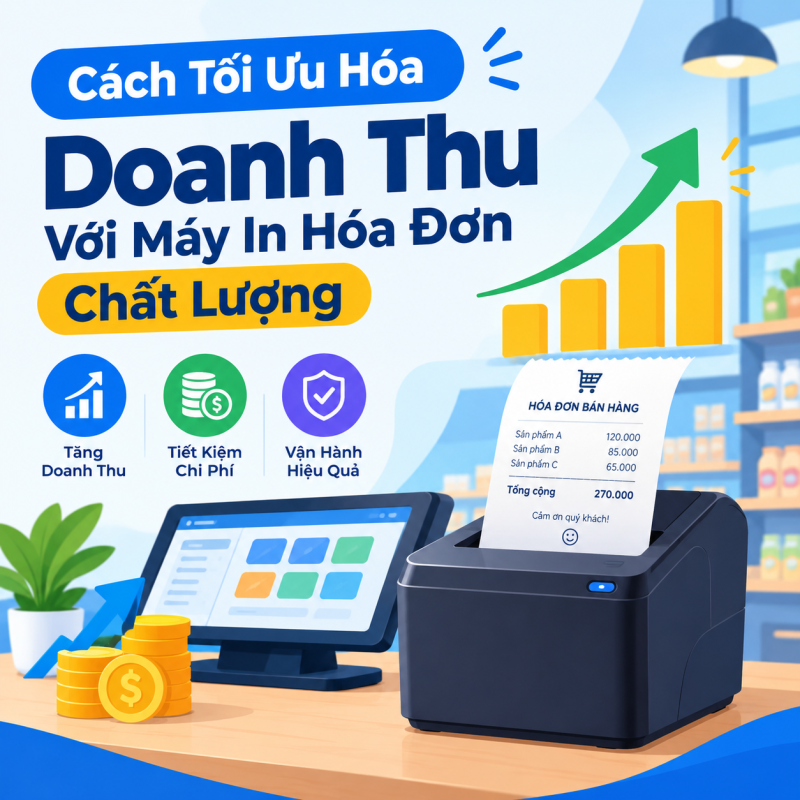 Cách Tối Ưu Hóa Doanh Thu Với Máy In Hóa Đơn Chất Lượng