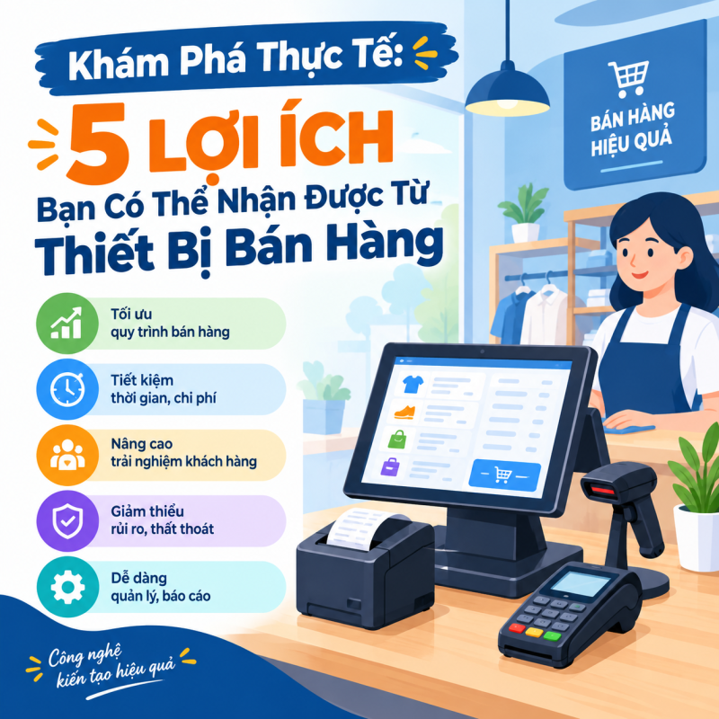 Khám Phá Thực Tế: 5 Lợi Ích Bạn Có Thể Nhận Được Từ Thiết Bị Bán Hàng