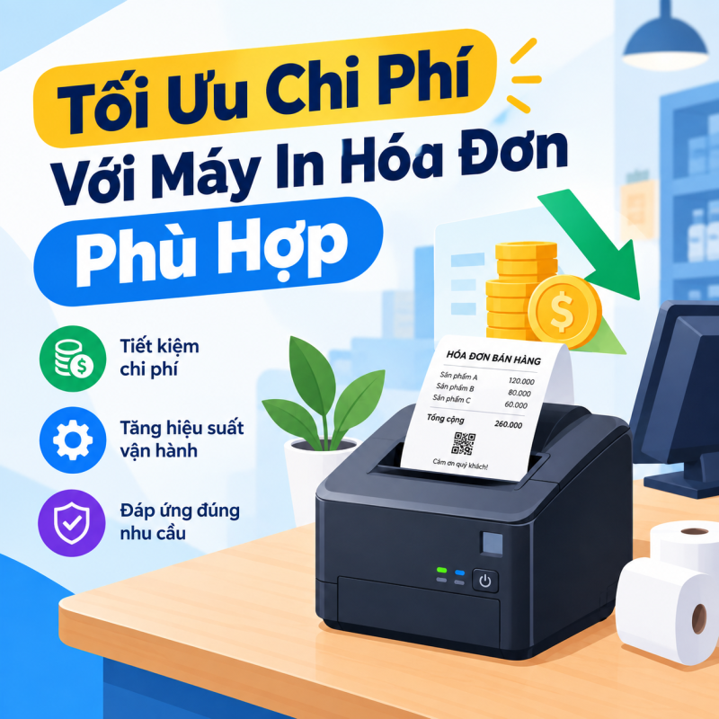 Tối Ưu Chi Phí Với Máy In Hóa Đơn Phù Hợp