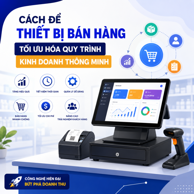 Cách Để Thiết Bị Bán Hàng Tối Ưu Hóa Quy Trình Kinh Doanh Thông Minh