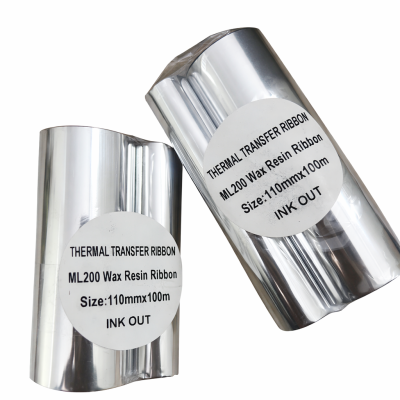 Mực in mã vạch ML200 Wax Resin 110mm x 100m