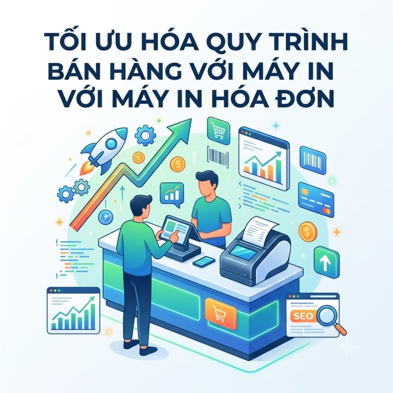 Cách Tối Ưu Hóa Quy Trình Bán Hàng Với Máy In Hóa Đơn Hiện Đại