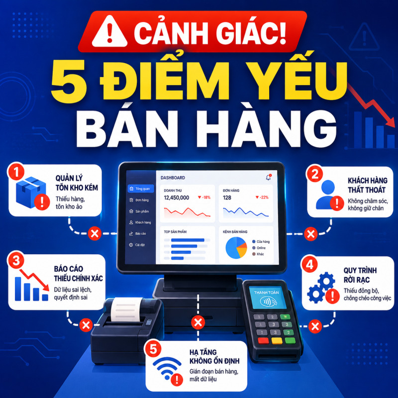 Cảnh Giác! 5 Điểm Yếu Trong Hệ Thống Bán Hàng Của Bạn