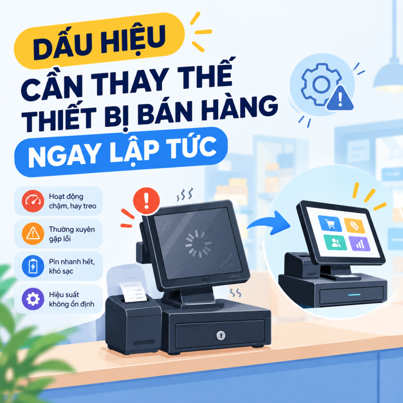 Dấu Hiệu Cần Thay Thế Thiết Bị Bán Hàng Ngay Lập Tức