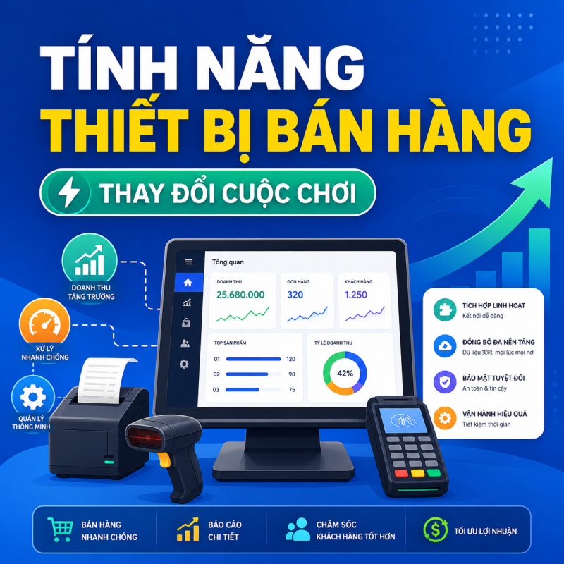 Đừng Bỏ Qua: Các Tính Năng Thiết Bị Bán Hàng Có Thể Thay Đổi Cuộc Chơi