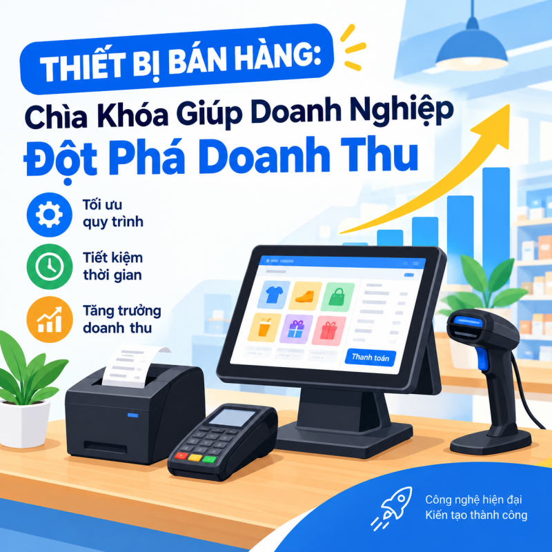 Thiết Bị Bán Hàng: Chìa Khóa Giúp Doanh Nghiệp Đột Phá Doanh Thu