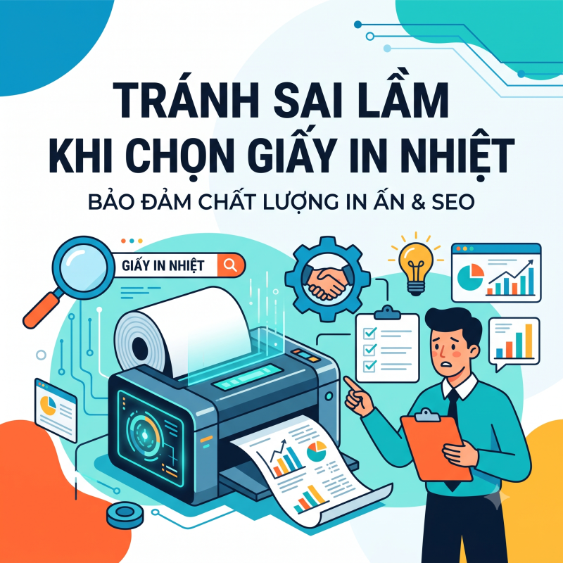Cảnh Giác! Những Sai Lầm Khi Lựa Chọn Giấy In Nhiệt Không Phù Hợp