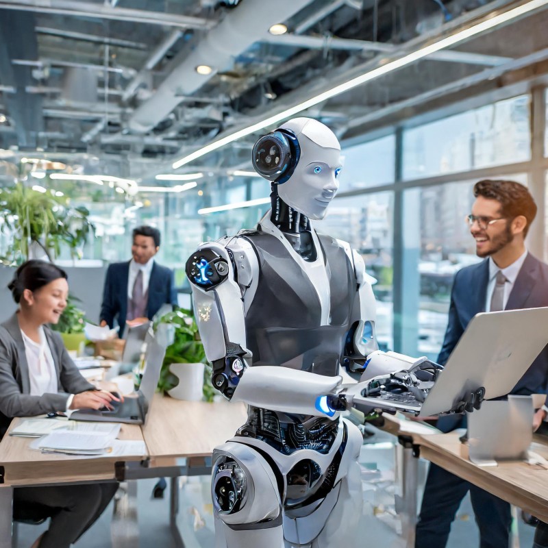 Robot AI đang dần trở thành "đồng nghiệp" trong văn phòng