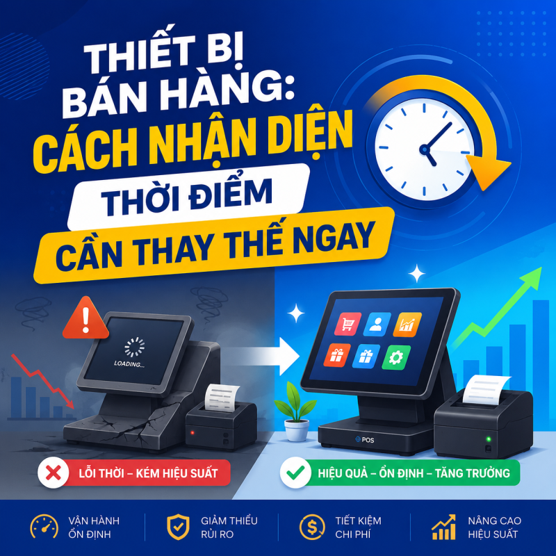 Thiết Bị Bán Hàng: Cách Nhận Diện Thời Điểm Cần Thay Thế Ngay
