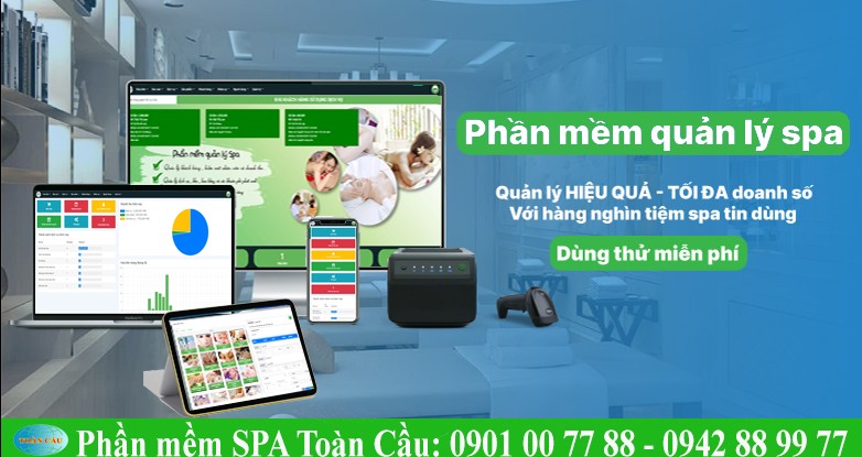 Phần mềm quản lý SPA online chuyên nghiệp, tốt nhất hiện nay