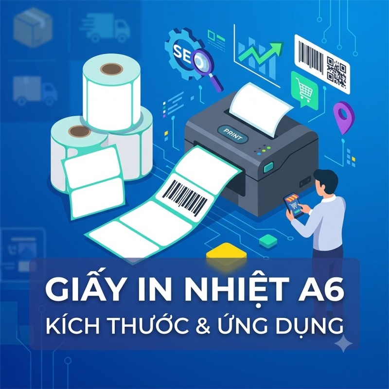 Giấy In Nhiệt A6 Là Gì? Kích Thước Và Ứng Dụng Phổ Biến