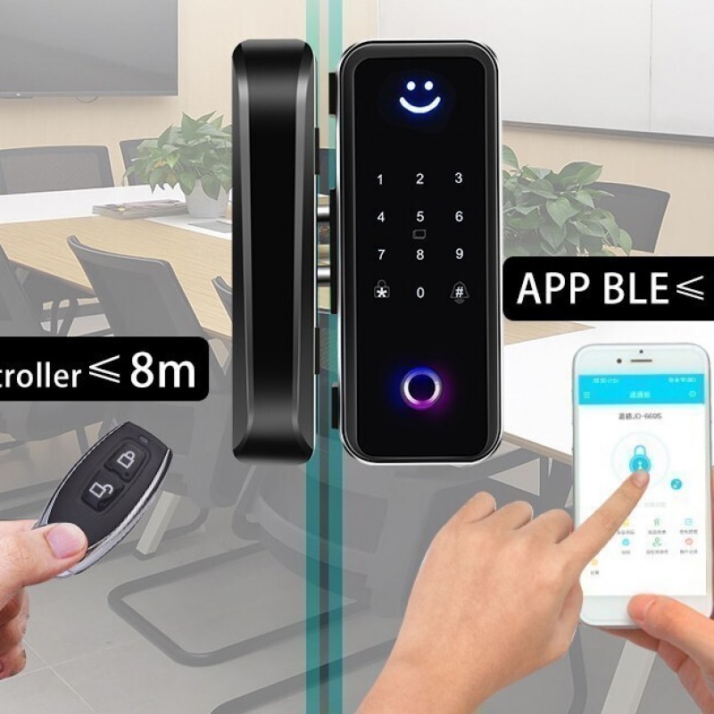 Khóa kính cường lực 669S – Bluetooth TTLock - TC