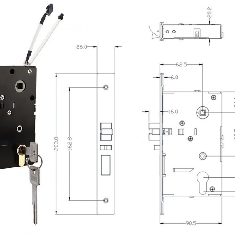 Khóa Khách Sạn 2037-TC