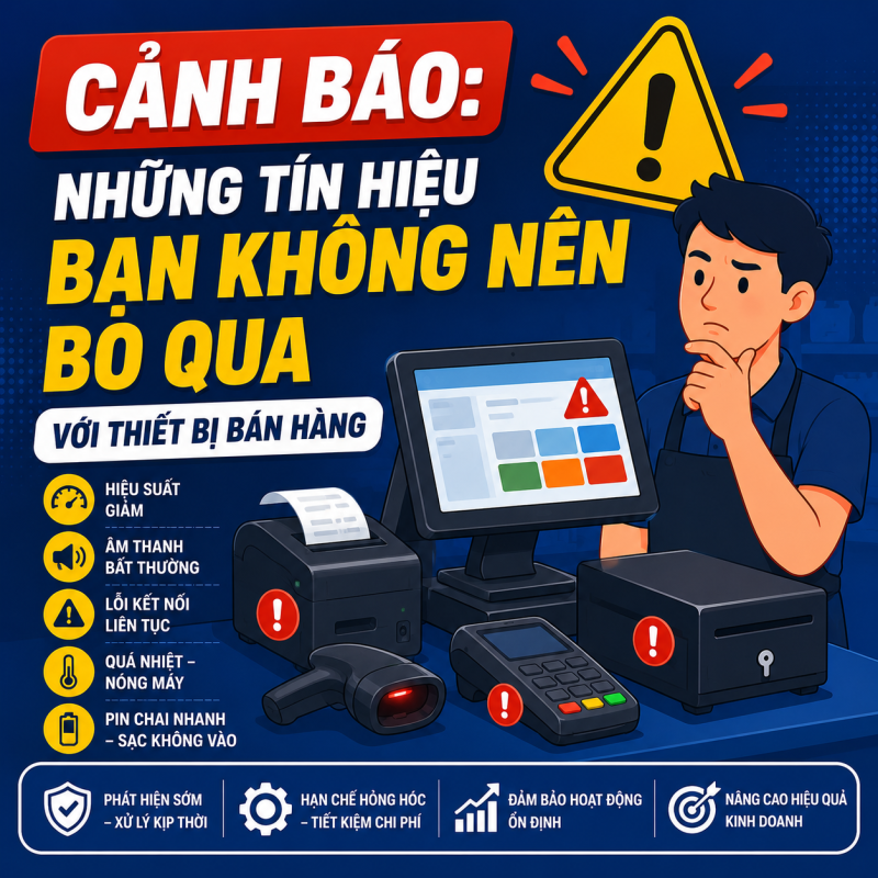 Cảnh Báo: Những Tín Hiệu Bạn Không Nên Bỏ Qua Với Thiết Bị Bán Hàng