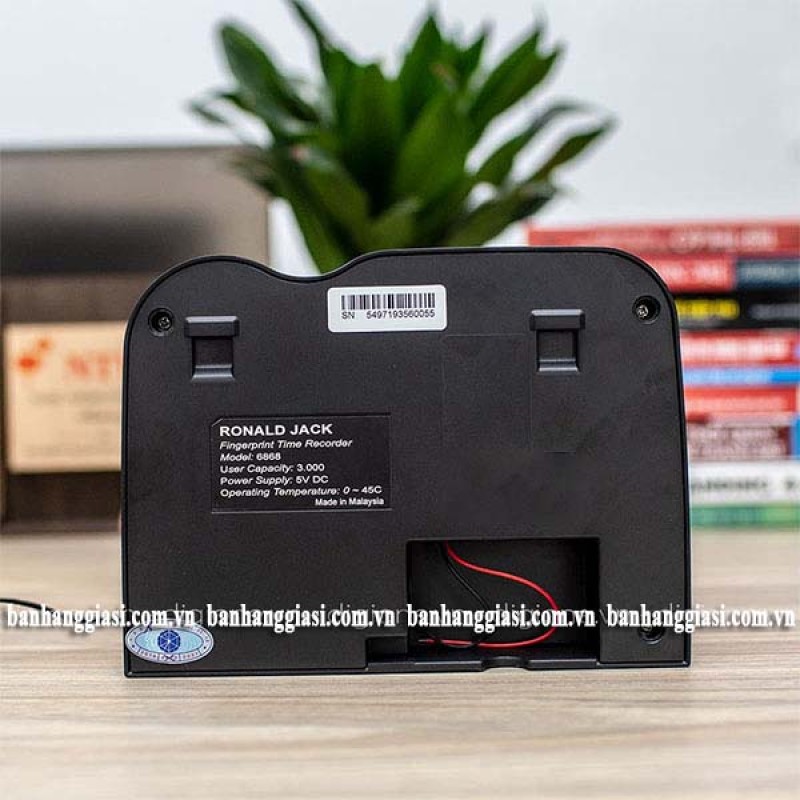 Máy Chấm Công Vân Tay & Thẻ Ronald Jack 6868 – Kết Nối Wi-Fi, Đa Năng, Dễ Dùng