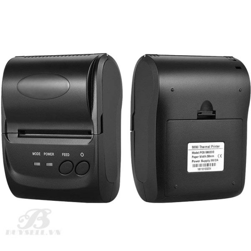 Máy in hóa đơn Bluetooth không dây Mini Printer POS-5802DD