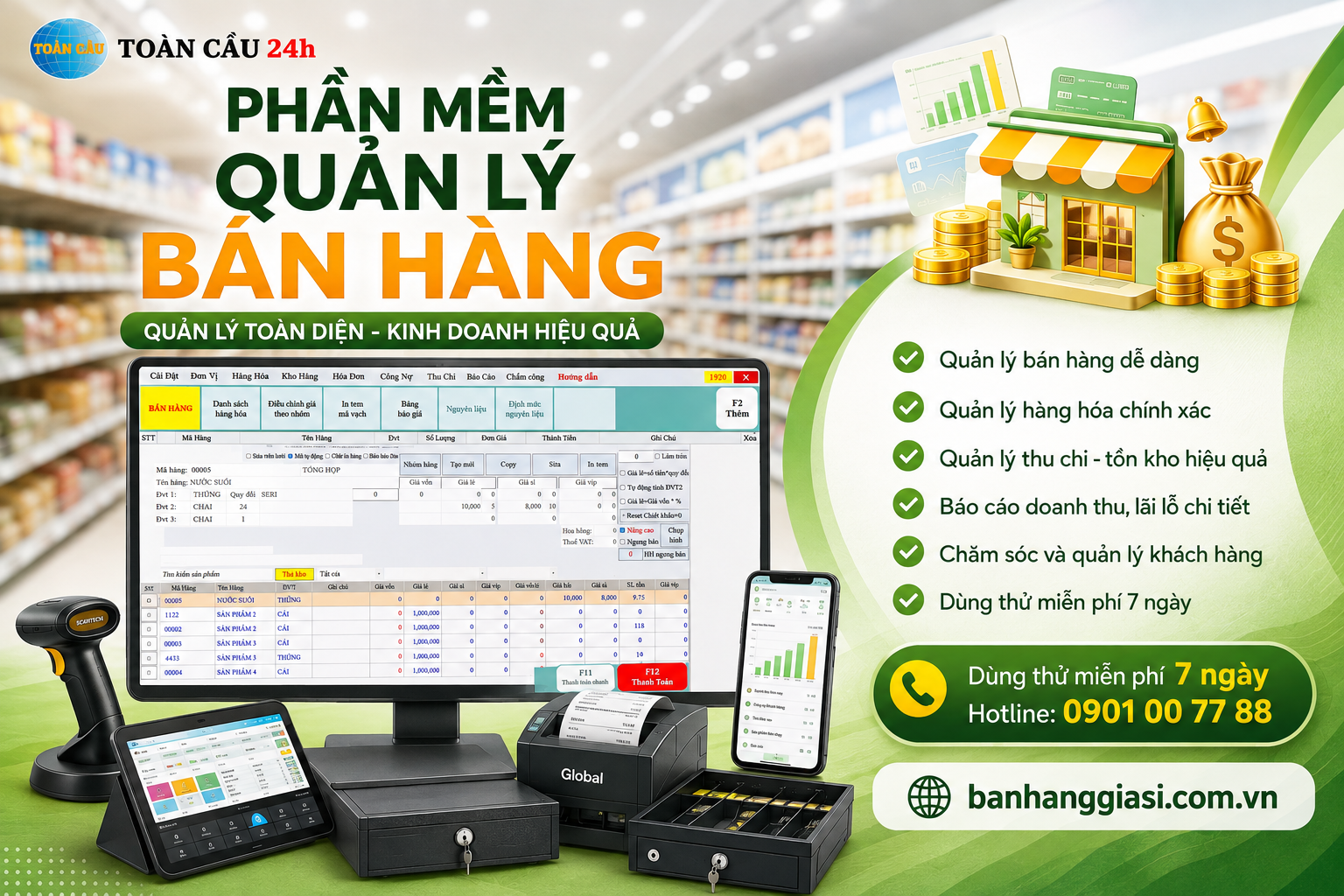phan mem quan ly ban hang poster