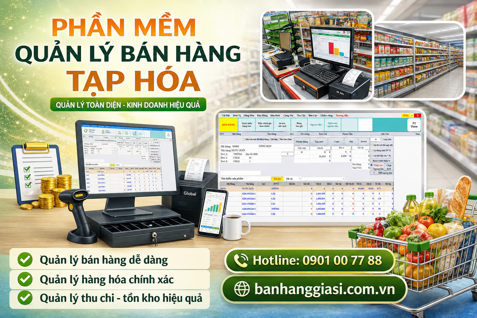 poster quan ly ban hang