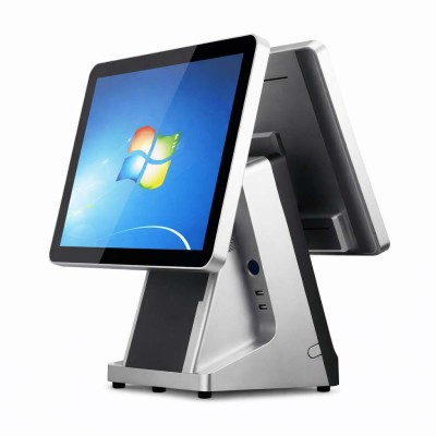 Máy POS Tính Tiền Cảm Ứng Hai Màn Hình Core I3 Thế Hệ 3 /Ram 4G/ SSD 128