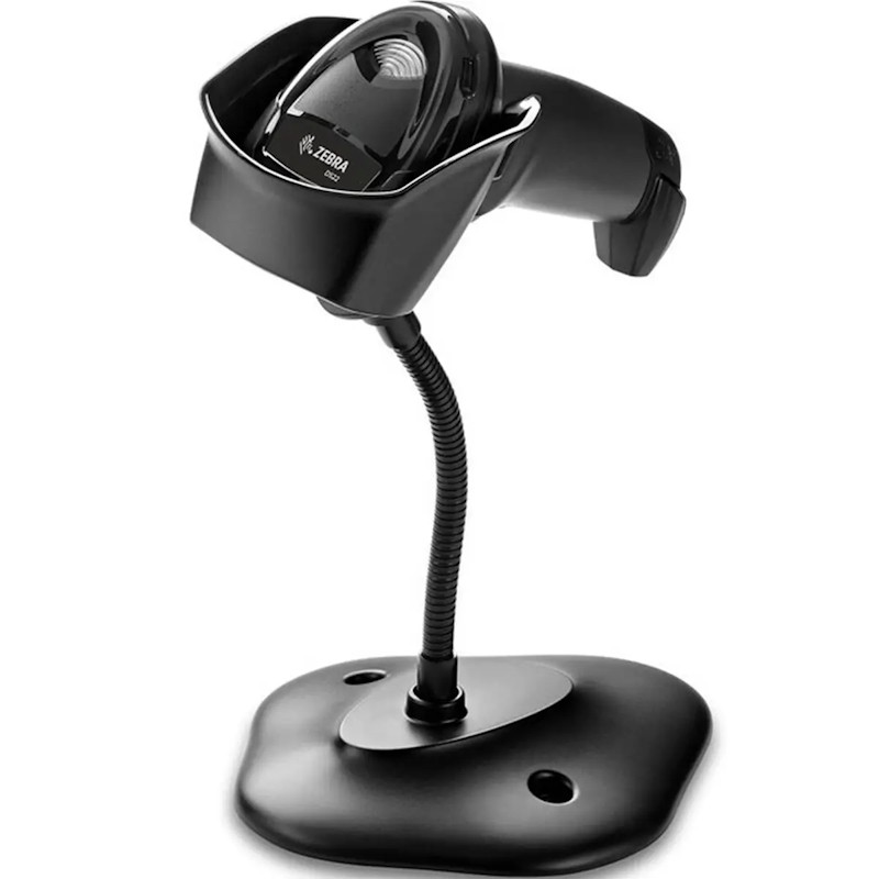 Máy quét mã vạch 2D Zebra DS2208 có đế quét QR, CCCD, BHYT
