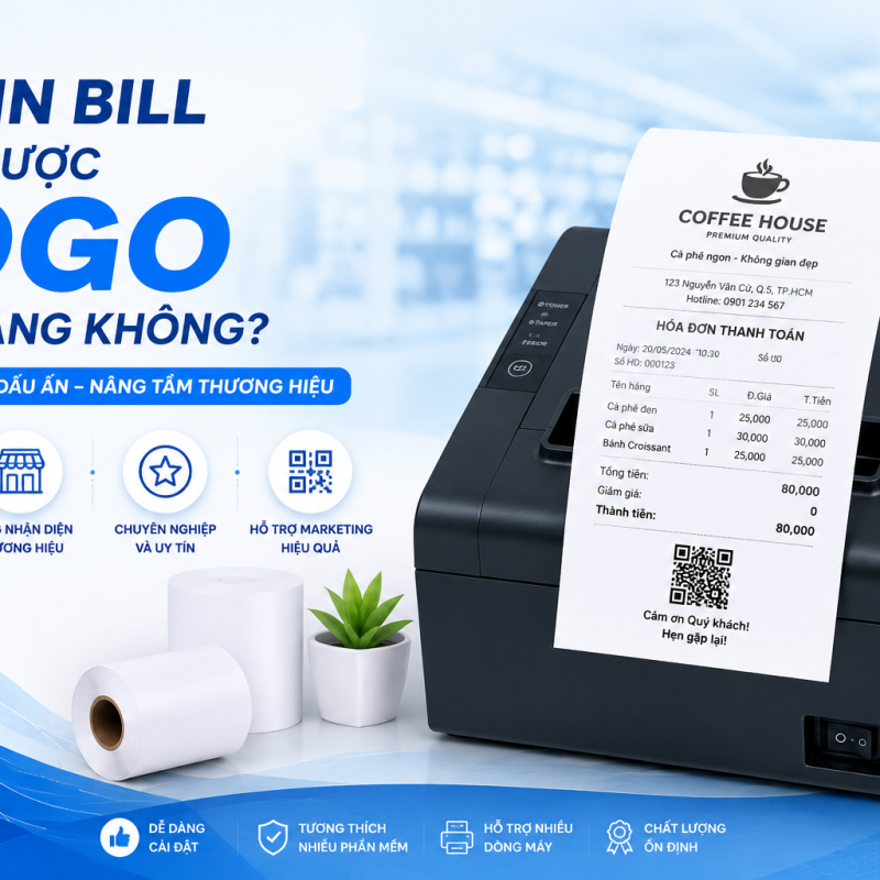 Máy In Bill Có In Được Logo Cửa Hàng Không?